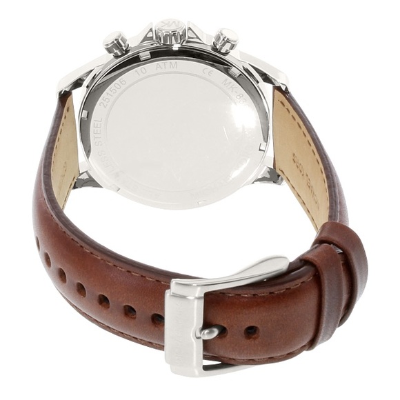 Michael Kors Leather 'Gage' Men’s Watch - Picture 5 of 6